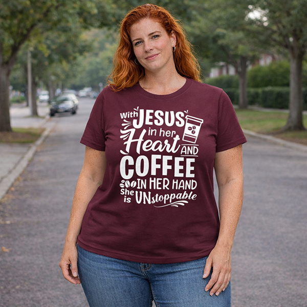 Jesus Coffee Unstoppable - Maroon
