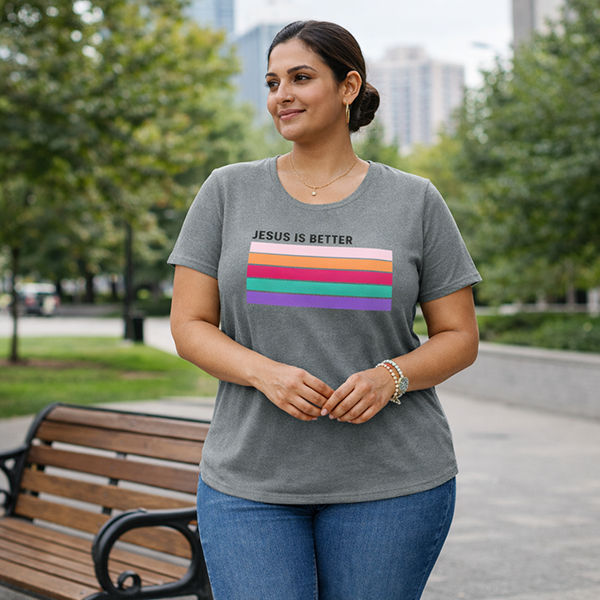 Jesus Is Better - Grey Concrete Heather