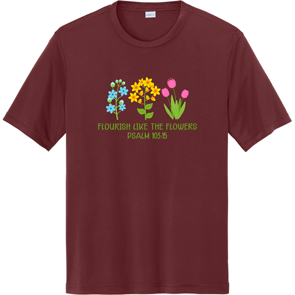 Flourish Like the Flowers (Psalm 103:15) - Cardinal