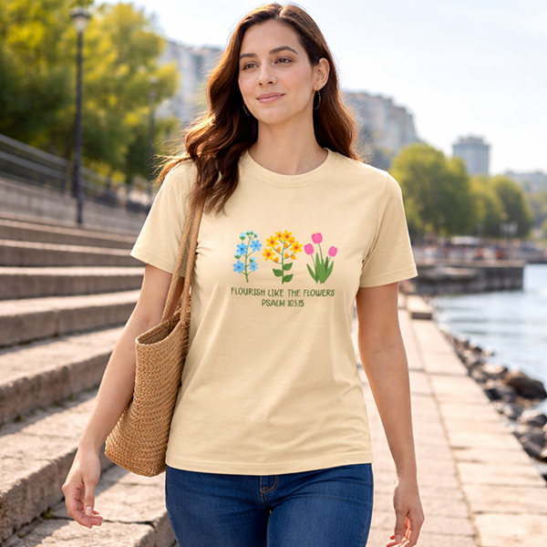 Flourish Like the Flowers (Psalm 103:15) - Sand