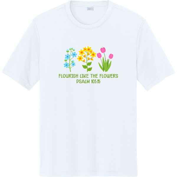 Flourish Like the Flowers (Psalm 103:15) - White