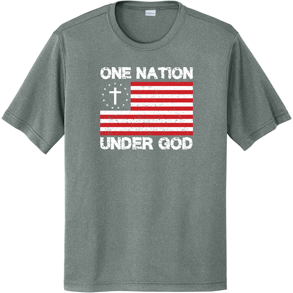 One Nation Under God - Grey Concrete Heather