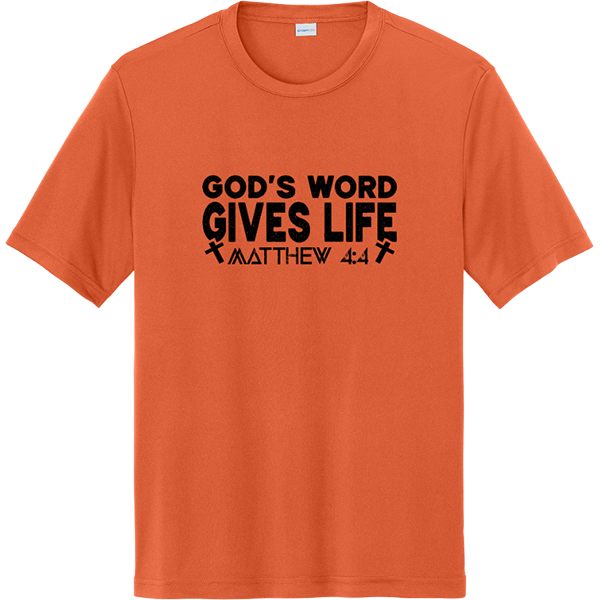 God’s Word Gives Life - Deep Orange