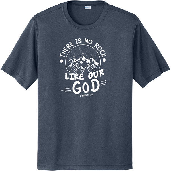 There Is No Rock Like God - True Navy Heather