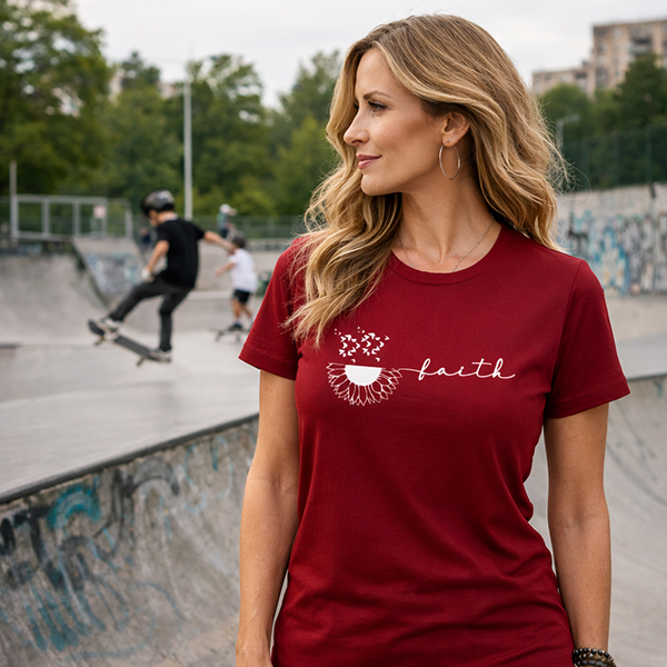 Faith in Bloom - Deep Red