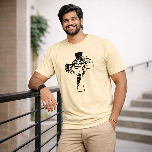 Crowned Cross - Sand