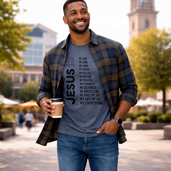 Jesus Is My Everything - True Navy Heather