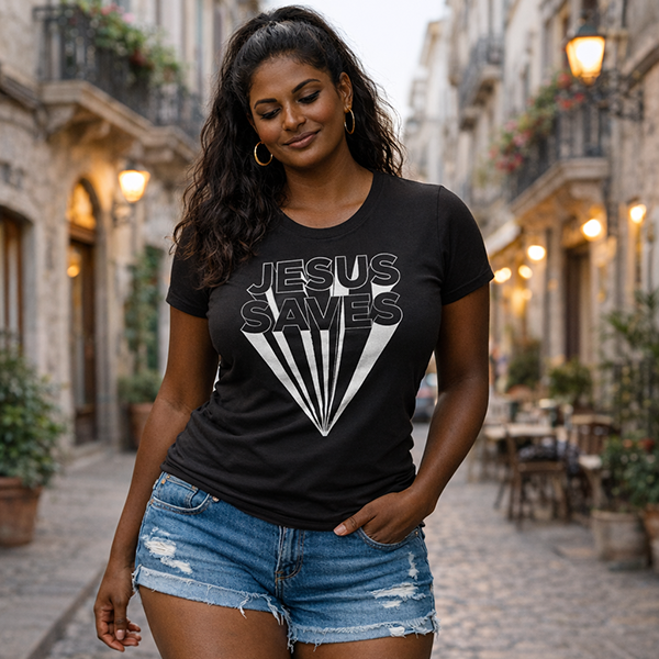 Jesus Saves - Black