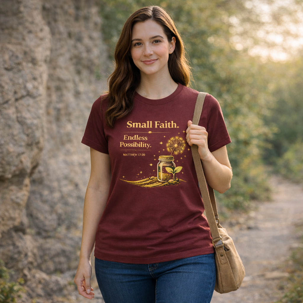 Small Faith, Endless Possibility - Maroon