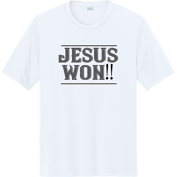 Jesus Won!! - White