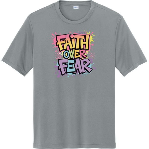 Faith Over Fear - Grey Concrete