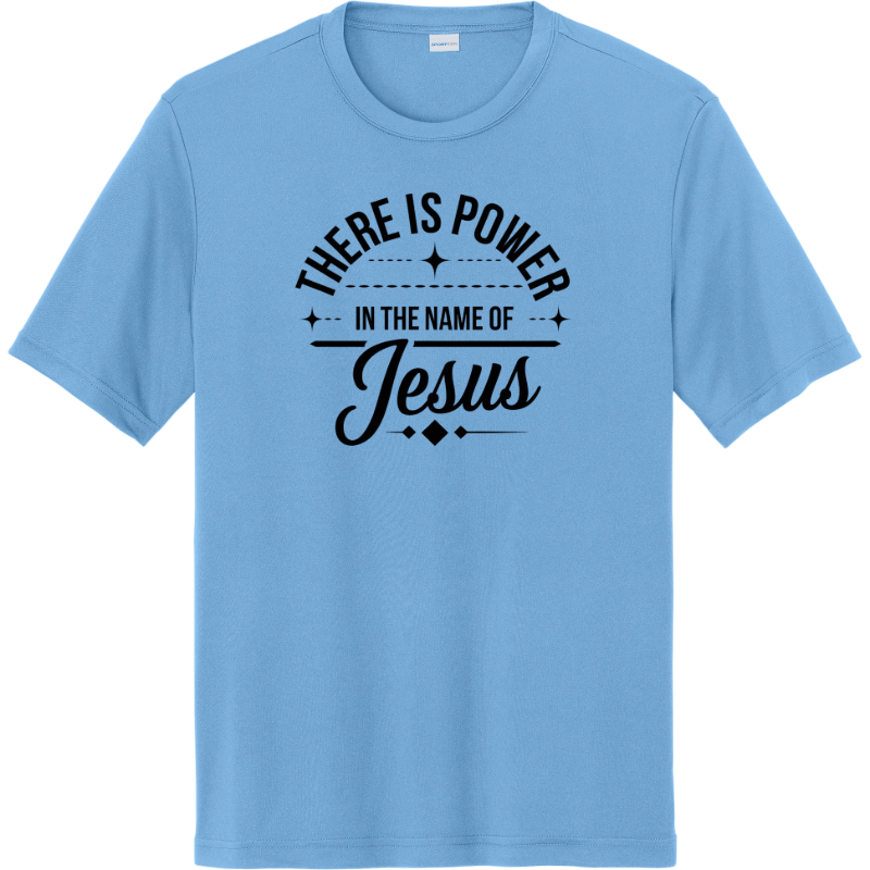 Power in the Name of Jesus - Carolina Blue