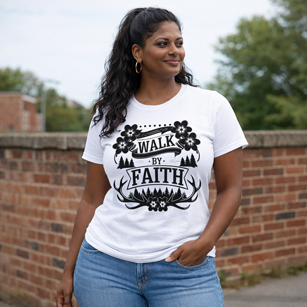 Walk by Faith - White
