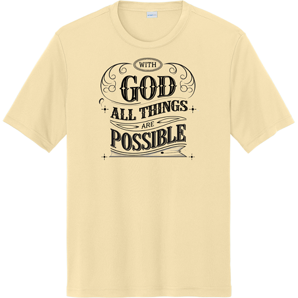 With God All Things Possible - Sand