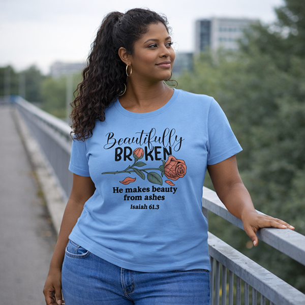 Beautifully Broken - Carolina Blue