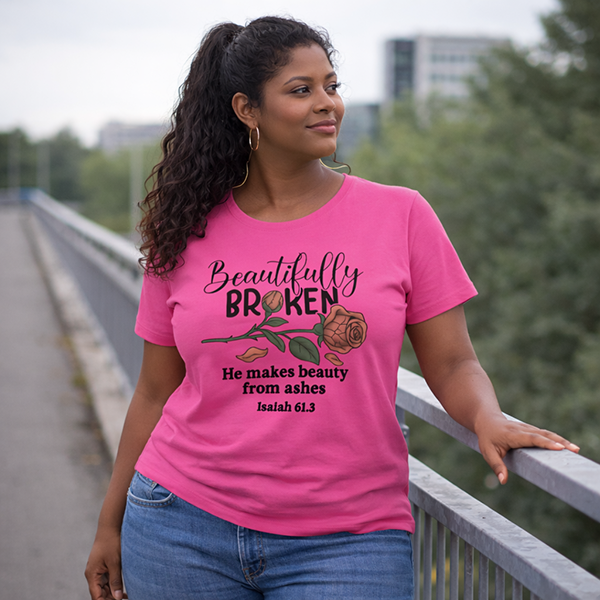 Beautifully Broken - Neon Pink