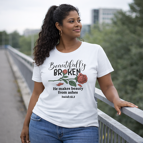 Beautifully Broken - White