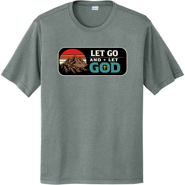 Let Go and Let God - Grey Concrete Heather