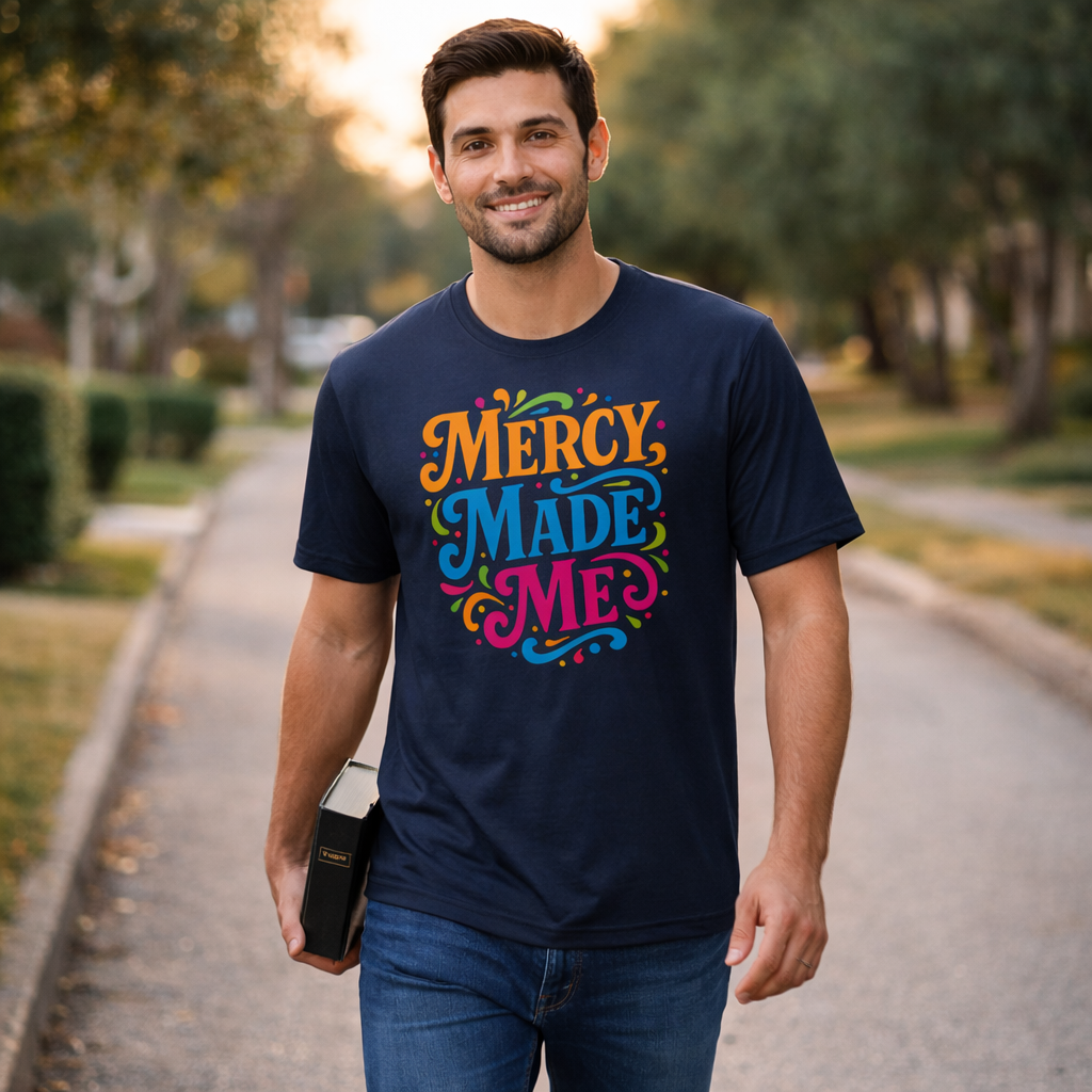 Mercy Made Me - True Navy