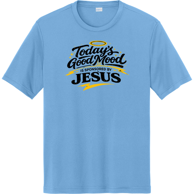 Jesus Sponsored My Good Mood - Carolina Blue