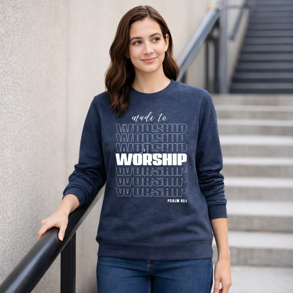 Made to Worship - Heather Navy