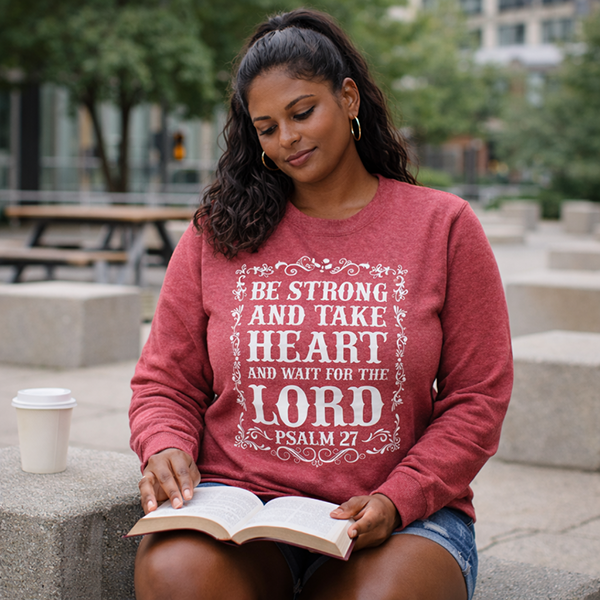 Be Strong and Take Heart - Heather Red