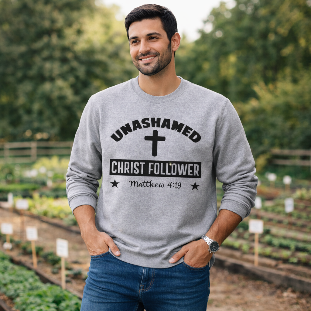 Unashamed Christ Follower - Athletic Heather