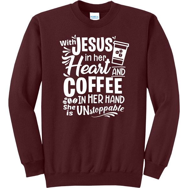 Jesus Coffee Unstoppable - Maroon