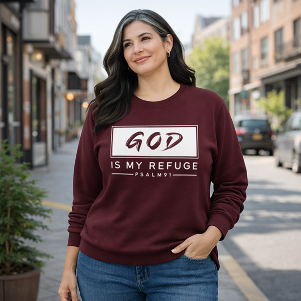 God Is My Refuge (Psalm 91) - Maroon