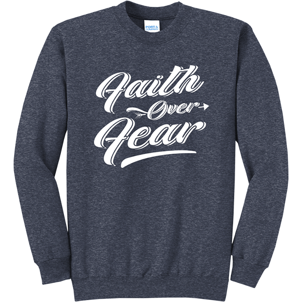Faith Over Fear - Heather Navy