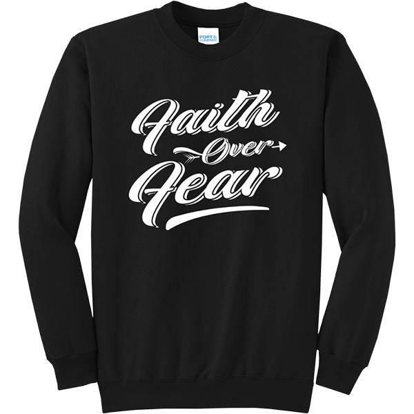 Faith Over Fear - Jet Black