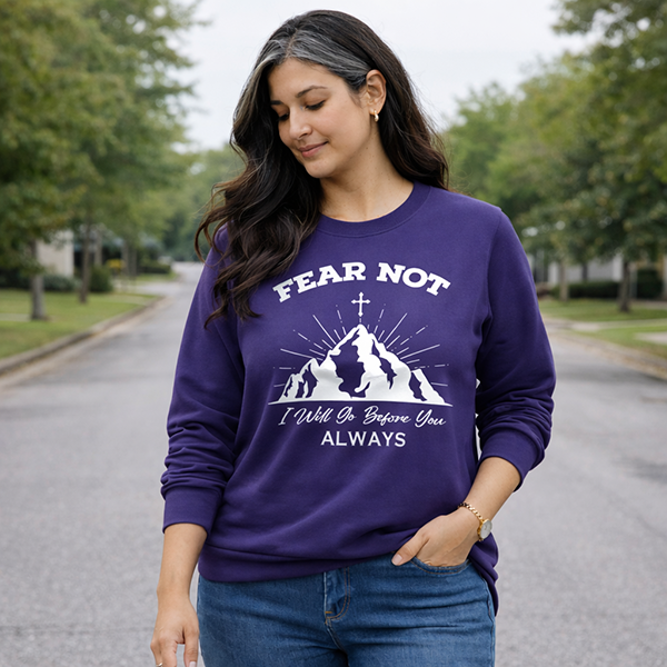 Fear Not I Go Before You - Purple