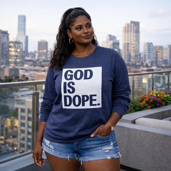 God Is Dope - Heather Navy