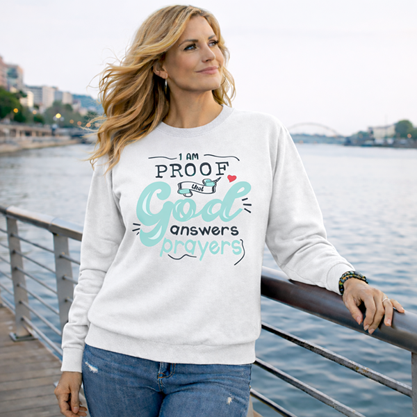 Proof God Answers Prayers - White