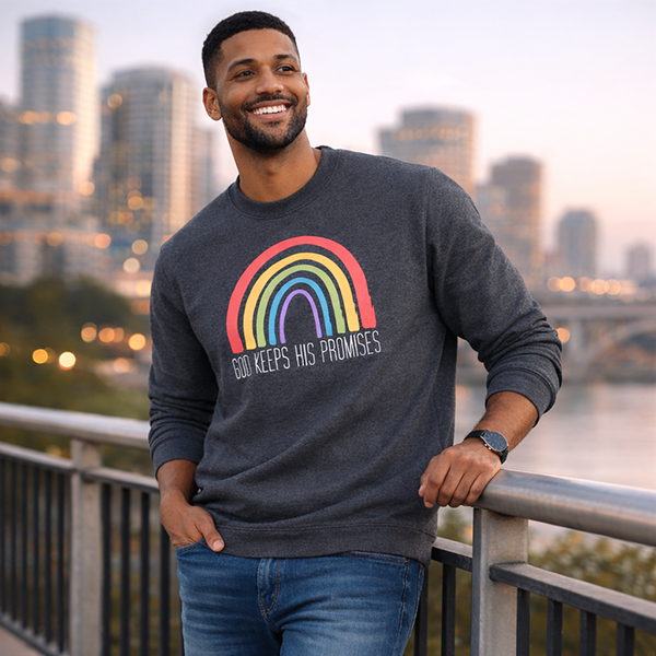 God Keeps His Promises - Dark Heather Grey