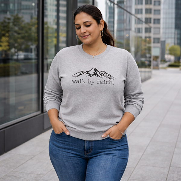 Walk By Faith - Athletic Heather