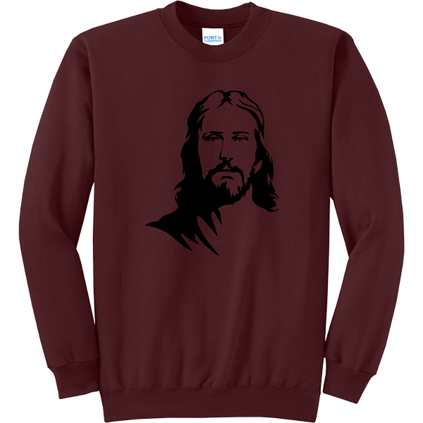 Jesus Portrait - Maroon