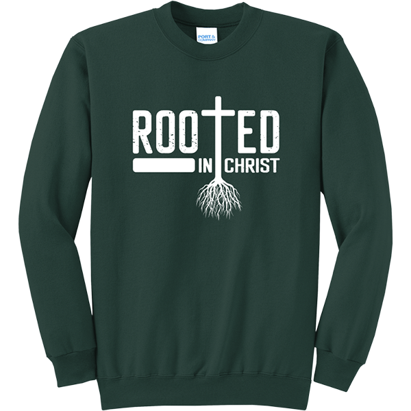 Rooted in Christ - Dark Green
