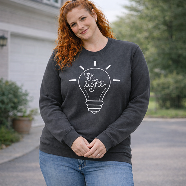 Be the Light - Charcoal