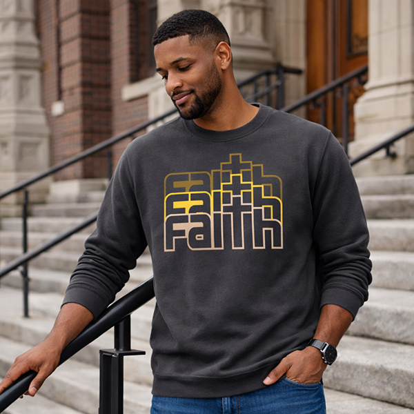 Built on Faith - Charcoal