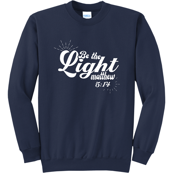 Be the Light (Matthew 5:14) - Navy