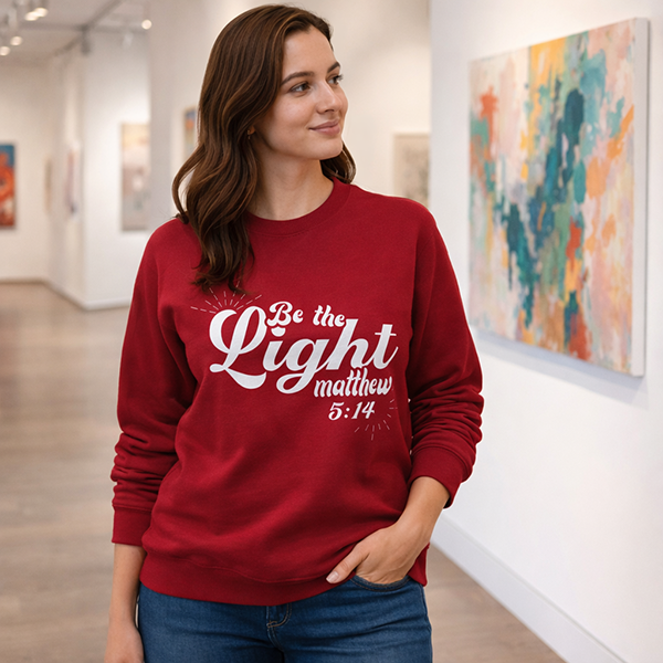 Be the Light (Matthew 5:14) - Red