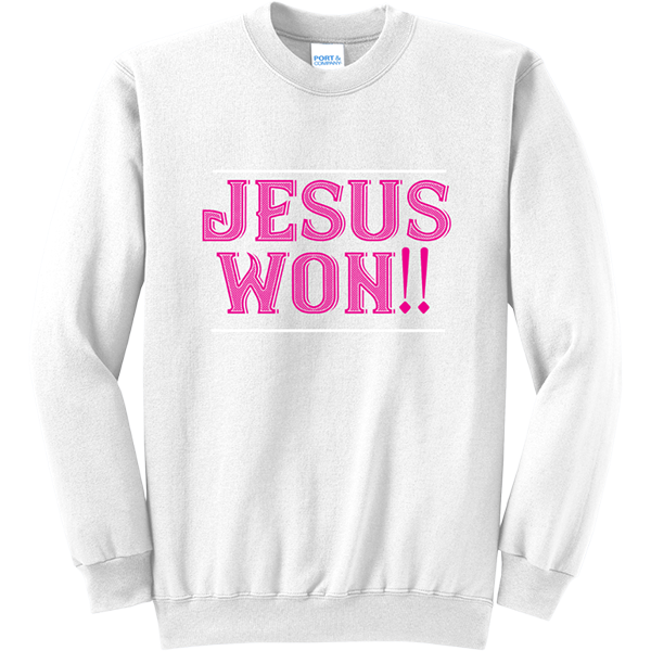 Jesus Won!! - White