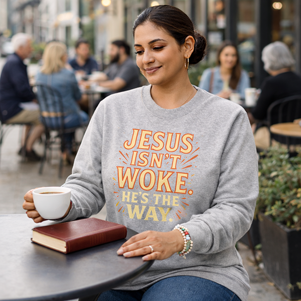 Jesus Isn’t Woke, He’s the Way - Athletic Heather