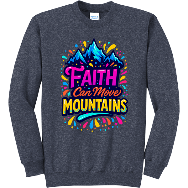 Faith Can Move Mountains - Heather Navy