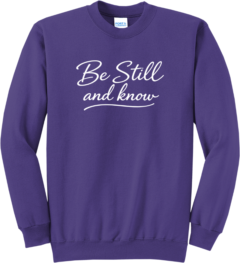 Be Still and Know - Purple