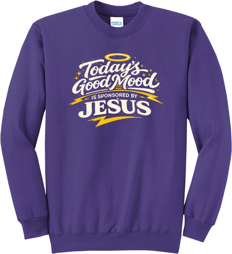 Jesus Sponsored My Good Mood - Purple