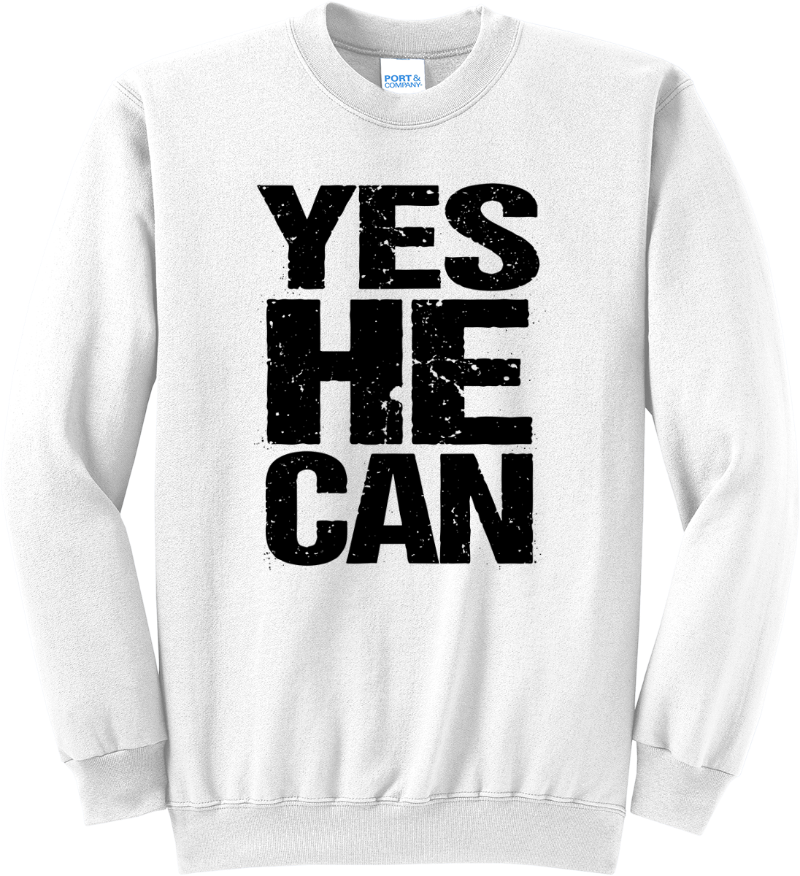 Yes He Can - White