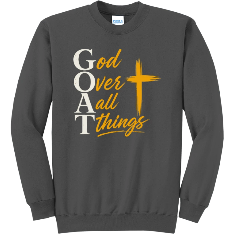 God Over All Things - Charcoal