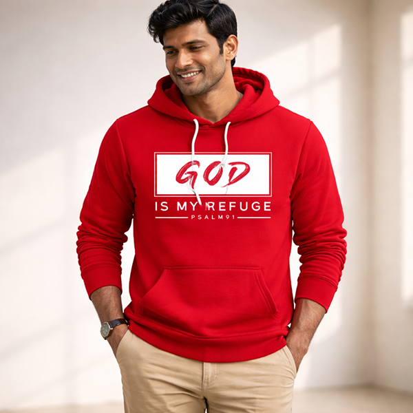 God Is My Refuge (Psalm 91) - True Red